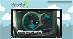 Desktop Screenshot of citylogistik-kbh.dk